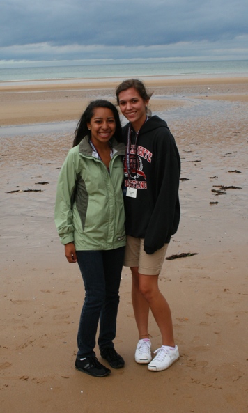 Friends on Omaha Beach