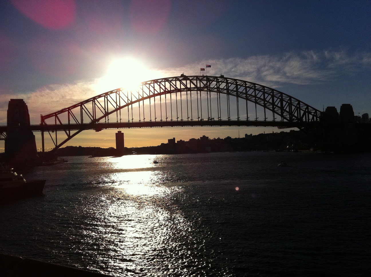 Harbor Bridge Sunset